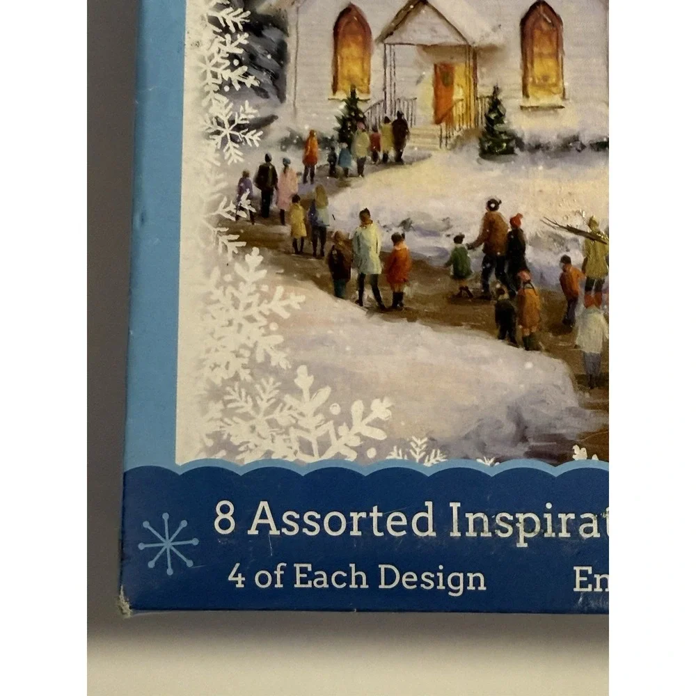 32 Count Christmas Cards 4 Designs 32 Count With Envelopes